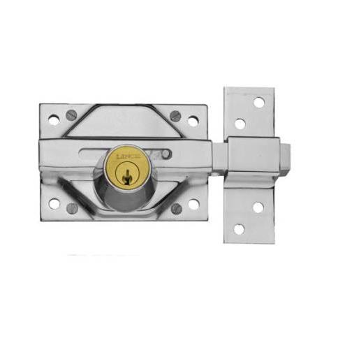 Cerrojo Tradicional Cromado 3932 Lince - Seguridad Adicional