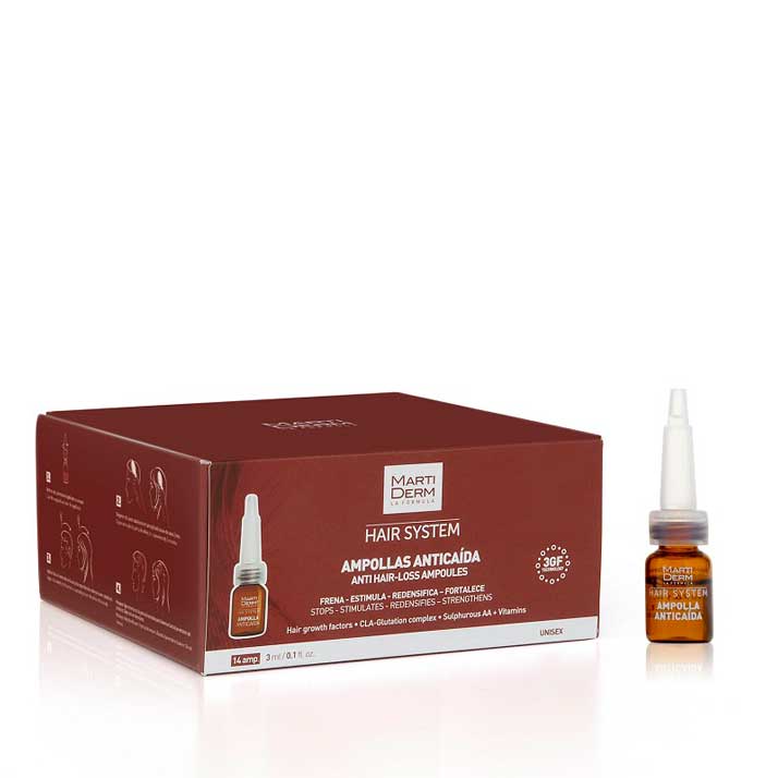 Martiderm Ampollas Anticaída para el Crecimiento del Cabello