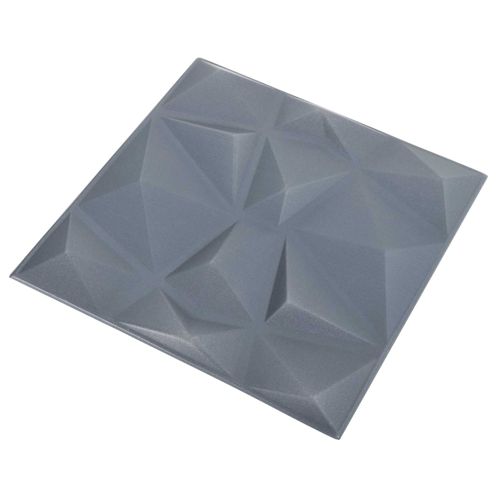 vidaXL Paneles de pared 48 pcs 50 x 50 cm Espuma XPS