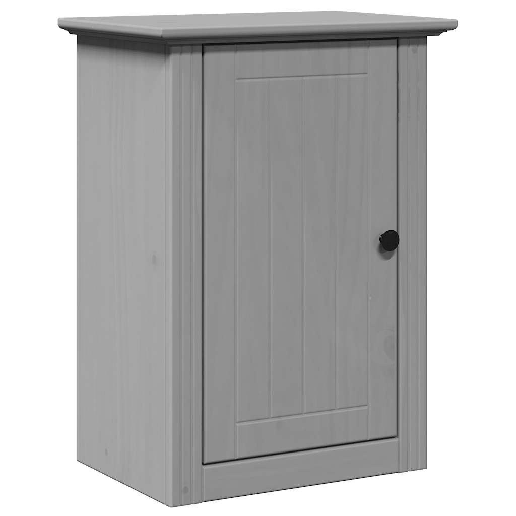 vidaXL Armario de pared para baño BODO 44x30x60 cm en color Blanco/Gris/Blanco y marrón | almacenamiento funcional diseño moderno para baño dormitorio sala