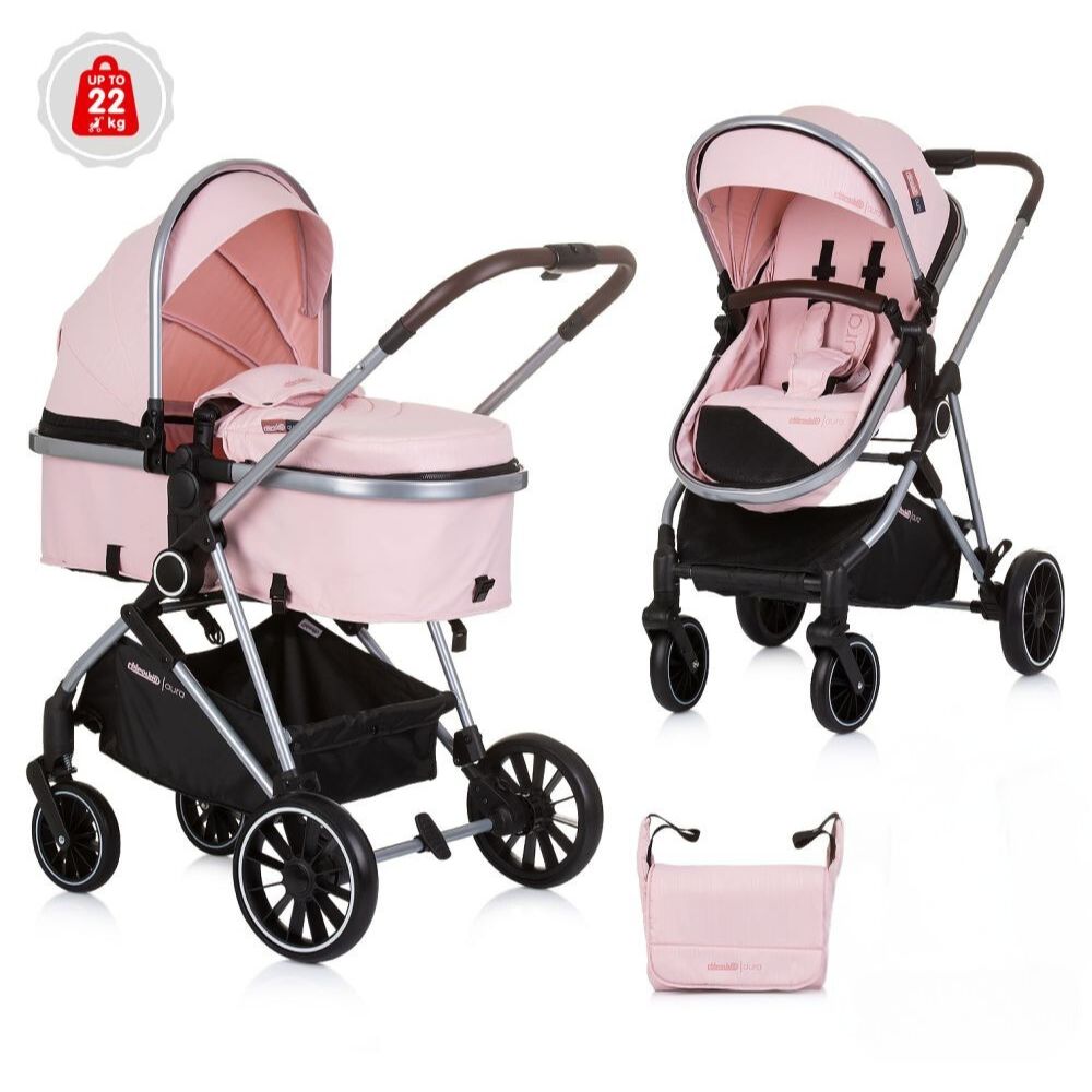 Chipolino Carrito de Bebé Duo Convertible AURA hasta 22 kg