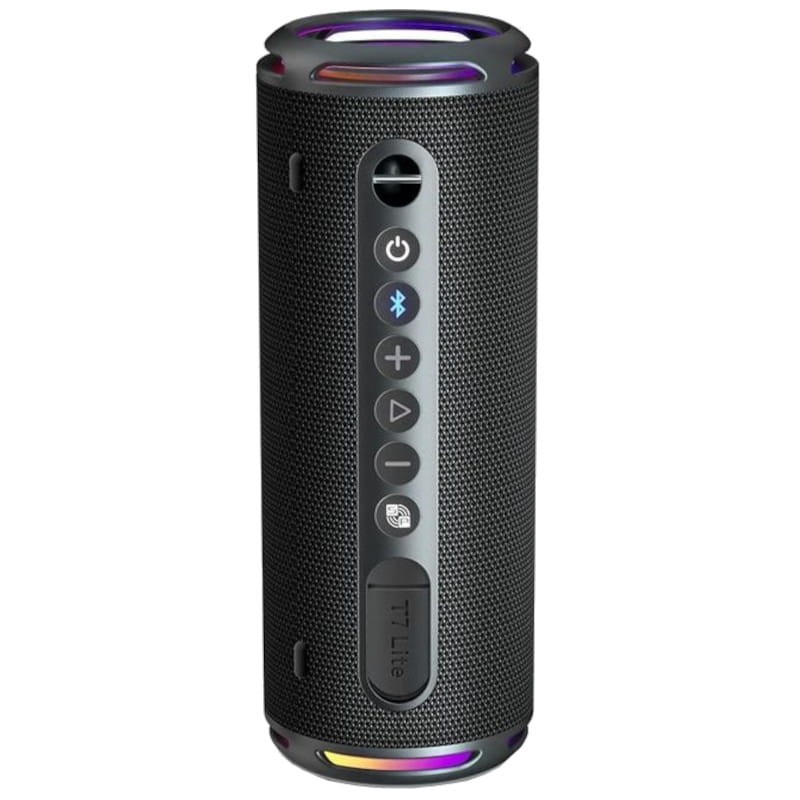 Tronsmart T7 Altavoz Portátil Bluetooth 5.3, Luces Led y Protección Agua  IPX7, Graves Potentes con Sonido Stereo 360° de Alta Fidelidad, Speaker  Exterior Inalámbrico con EQ para Fiestas, Viajes : : Electrónica