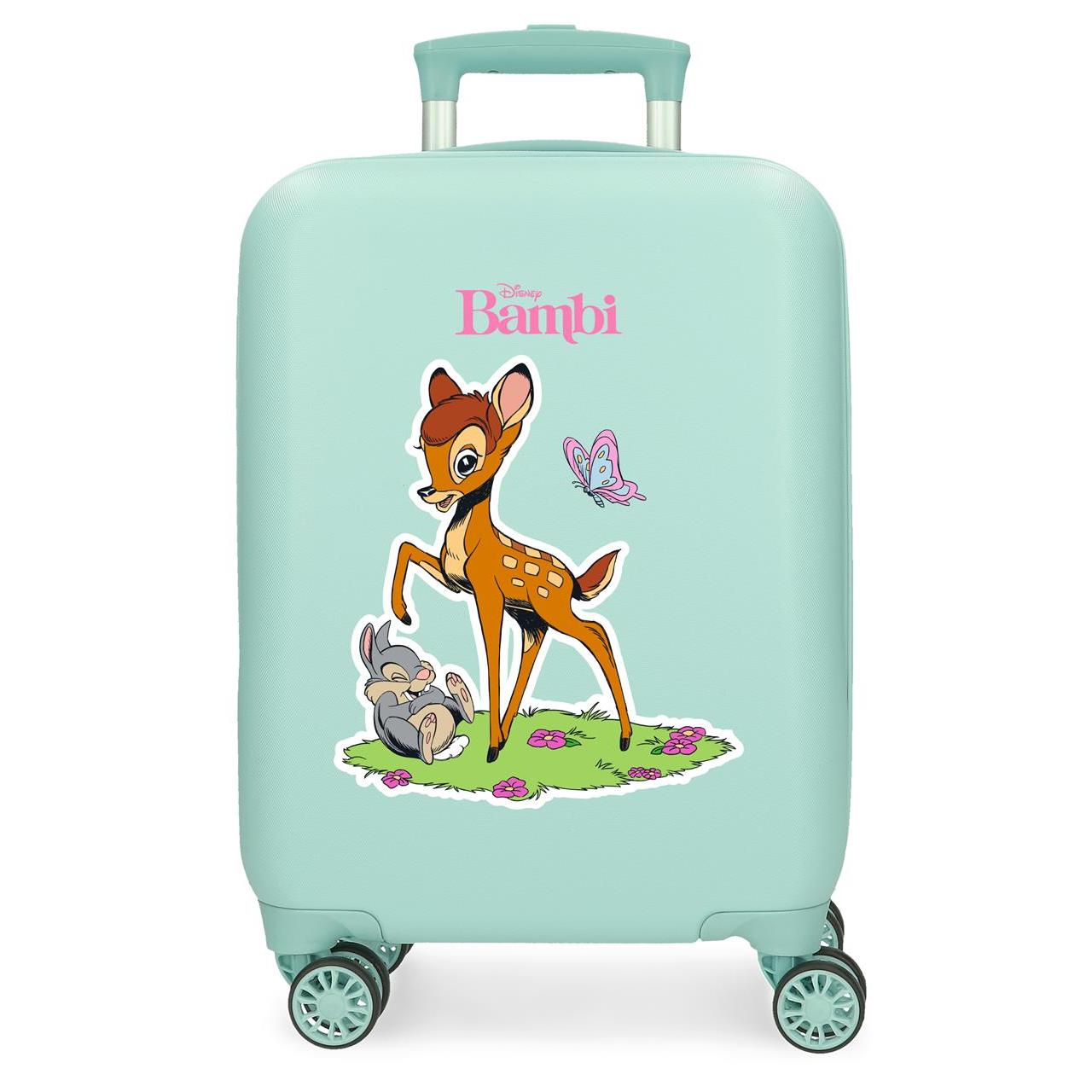 Maleta de cabina Bambi turquesa 33x50x20 cm