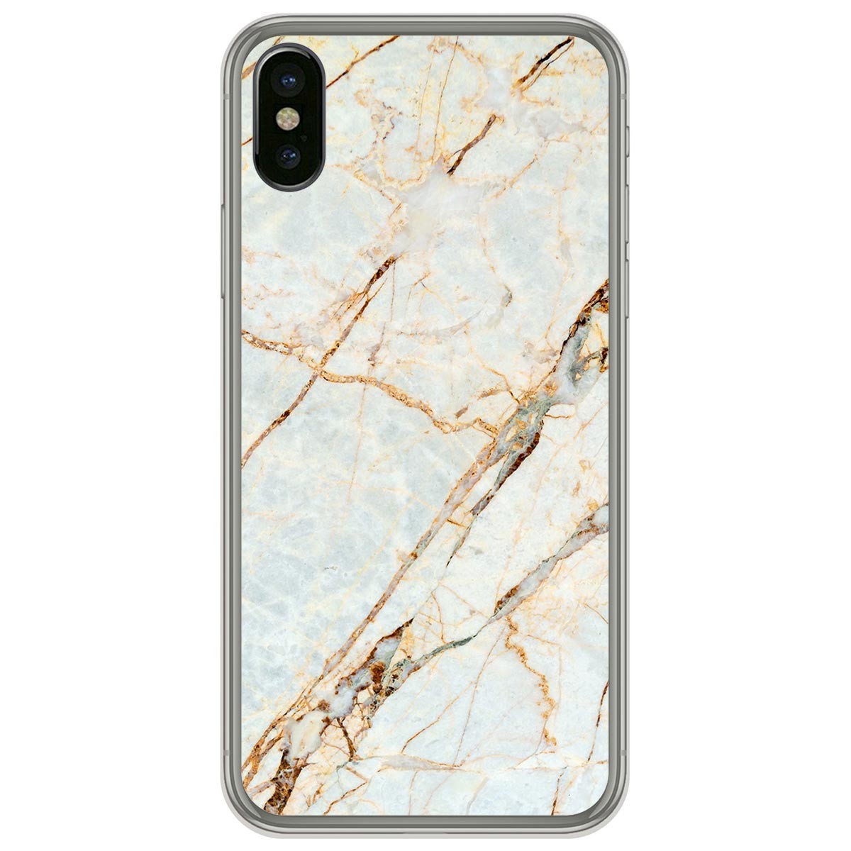 Tumundosmartphone Funda Gel Tpu para Iphone X / Xs diseño Mármol 13 Dibujos