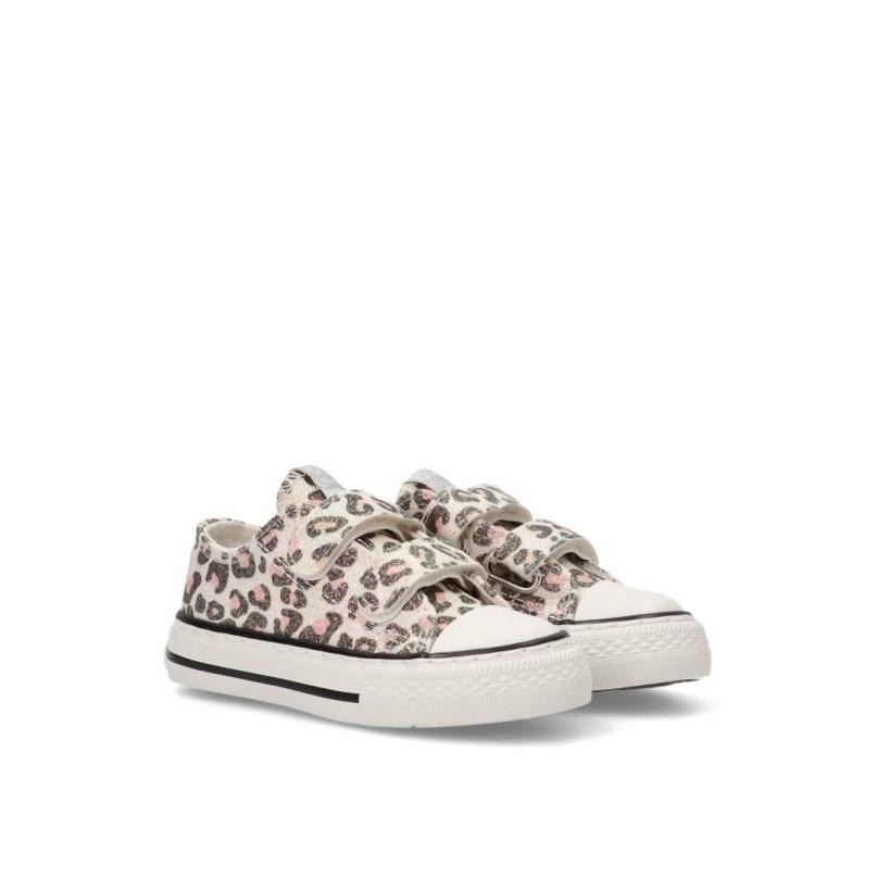 Zapatillas Basket Conguitos - Niña - Suela Plana - Modelo Ossh141099 - Color Leopardo