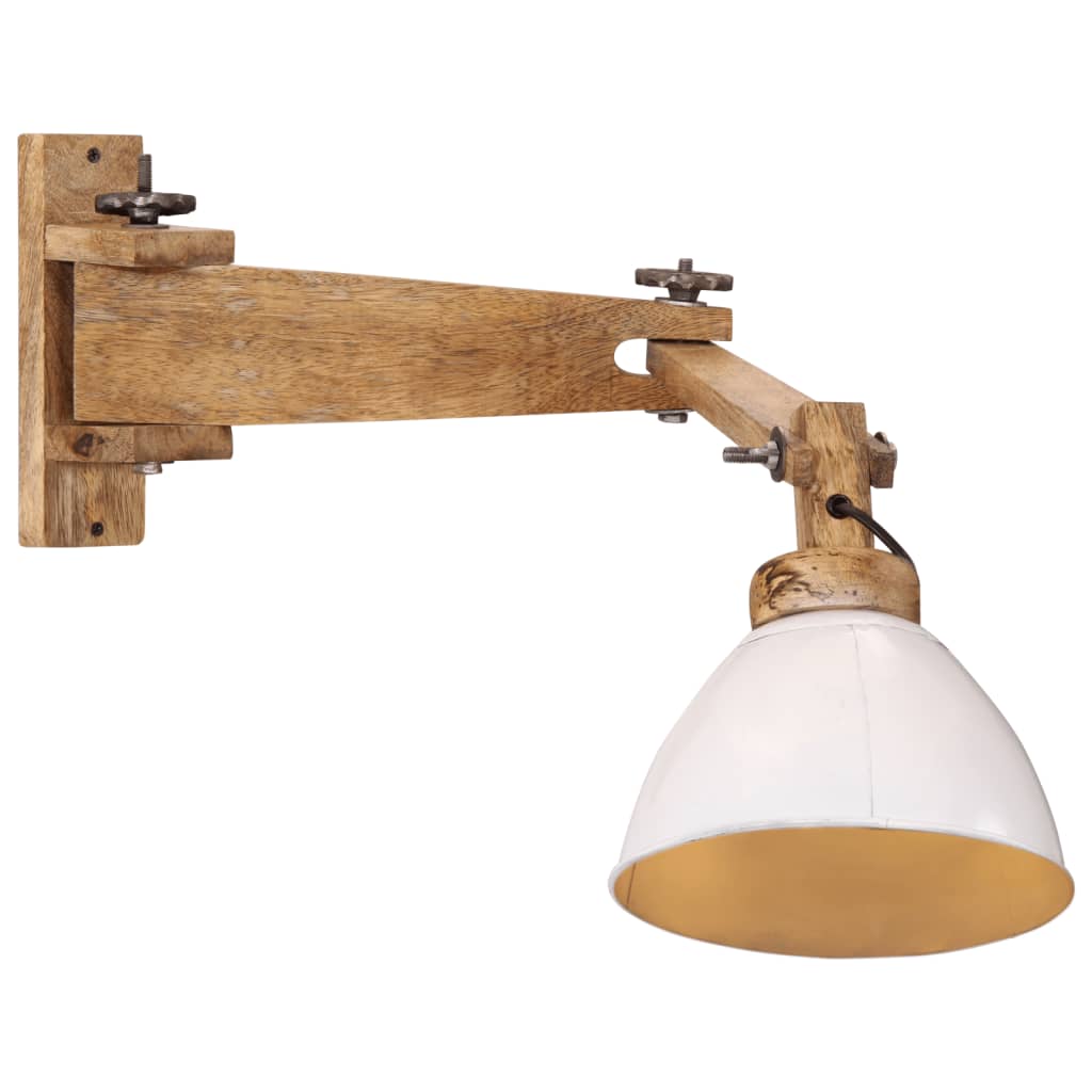 vidaXL Lámpara de pared 25 W E27 Color Blanco,  antique brass,  Multicolor y mas