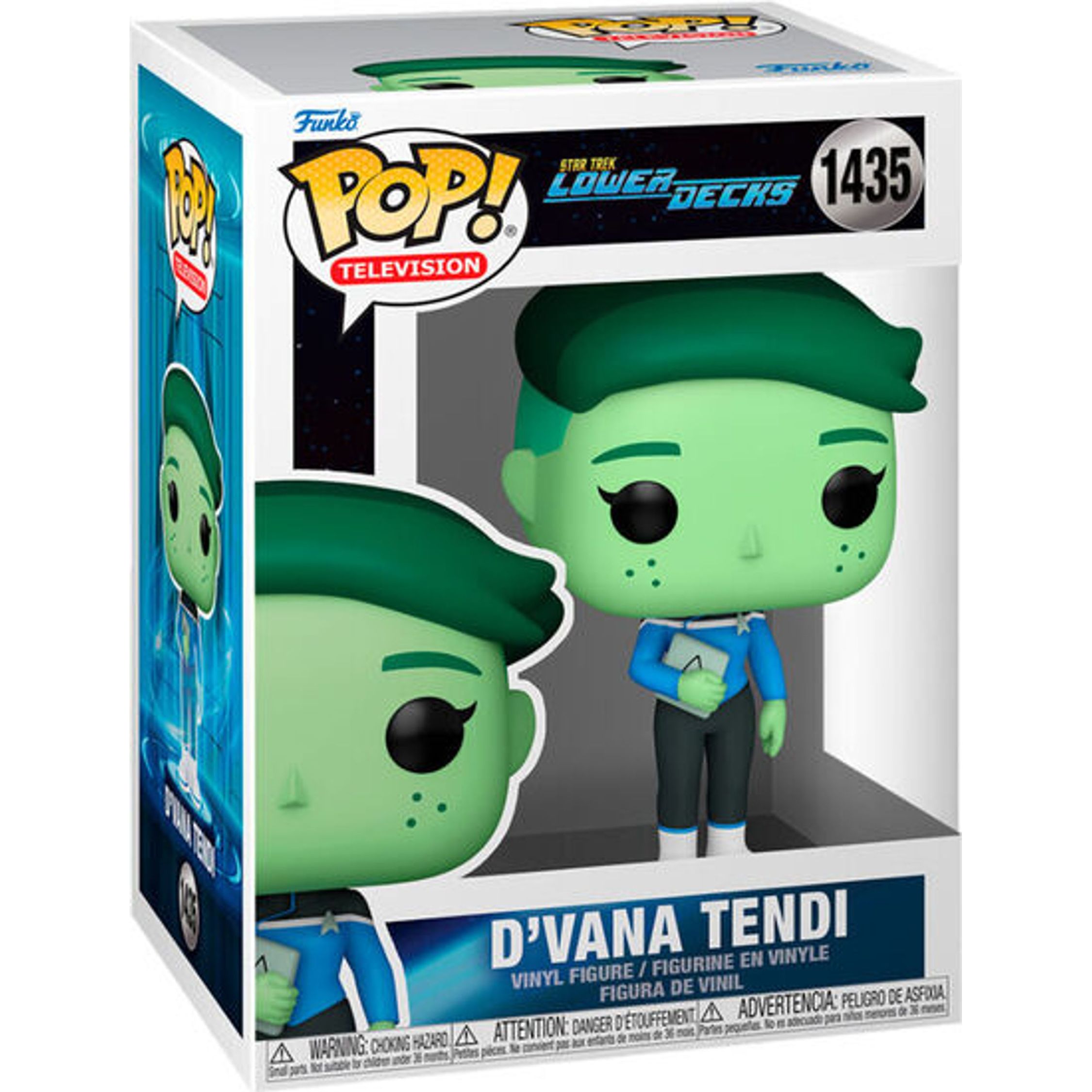 Funko - Figura Pop Star Trek Lower Decks D Vana Tendi - Funko Pop Coleccionable De Edición Limitada - Funko Pop Diseño Detallado Y Realista - Funko Pop Ideal Para Regalo - Funko Pop Gran Variedad De Personajes