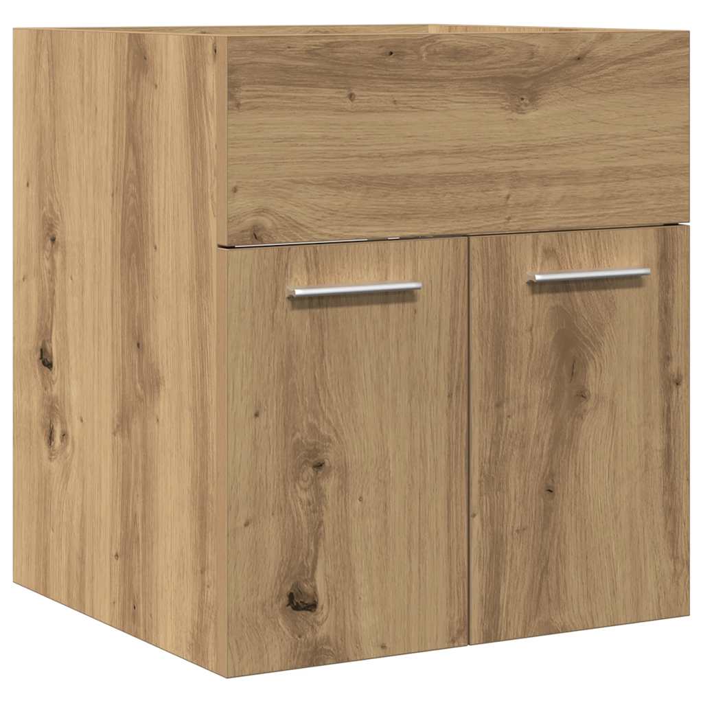 vidaXL Mueble de lavabo de baño madera roble artisan 41x38,5x46 cm