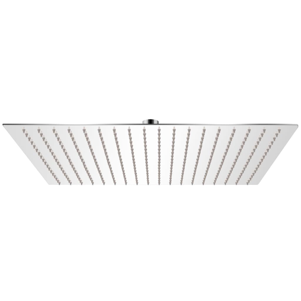 vidaXL Cabezal de Ducha Redondo Efecto Lluvia Acero Inoxidable Alcachofa Dimensiones Ø 20 cm,  20 x 20 cm,  25 x 25 cm y mas