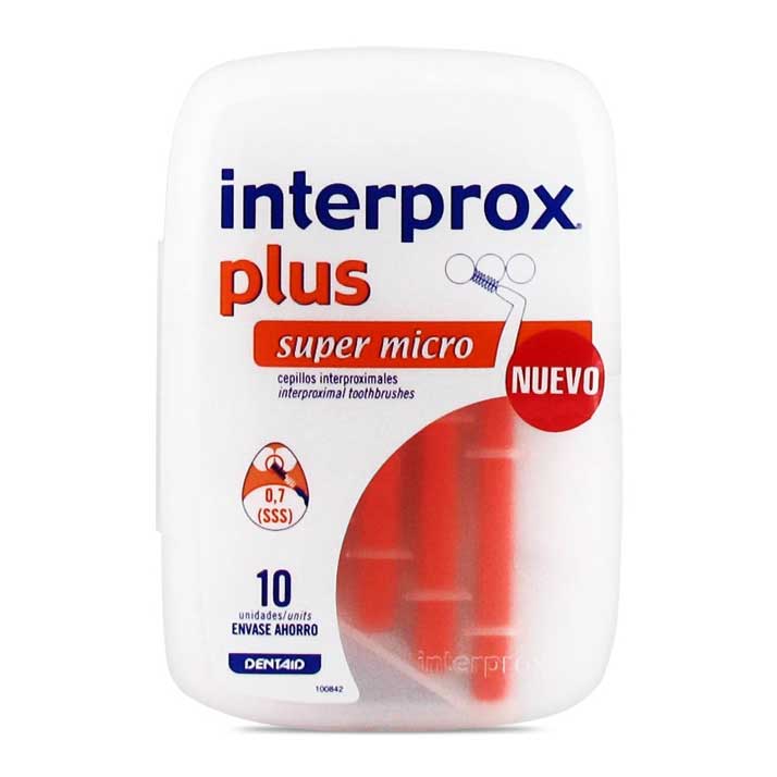 Dentaid Cepillo Interproximal Plus Super Micro 10 U - Limpieza Eficaz y Protección Contra Caries