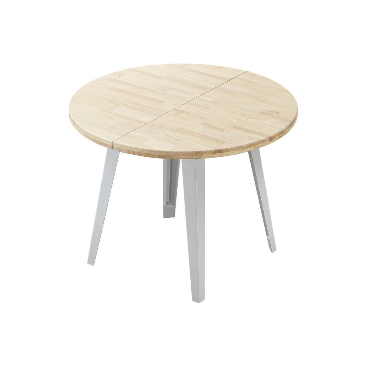 Mesa de comedor BergE redonda extensible Ø100x76 cm Adec