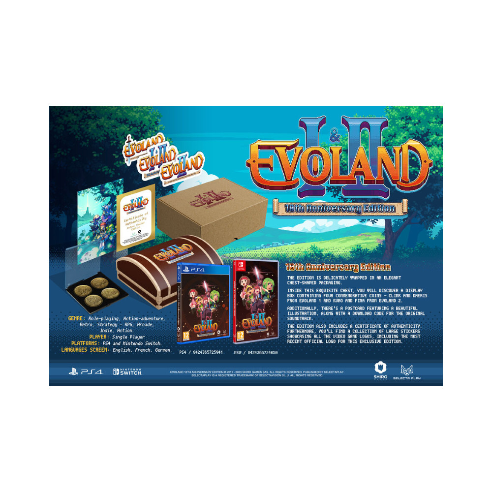Evoland 10th Anniversary Edition - Playstation 4 - Nuevo Precintado - PAL España