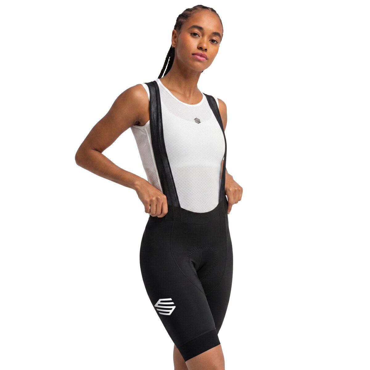 Siroko - Culotte BX Corto Tirantes Elásticos Ciclismo para Mujer_