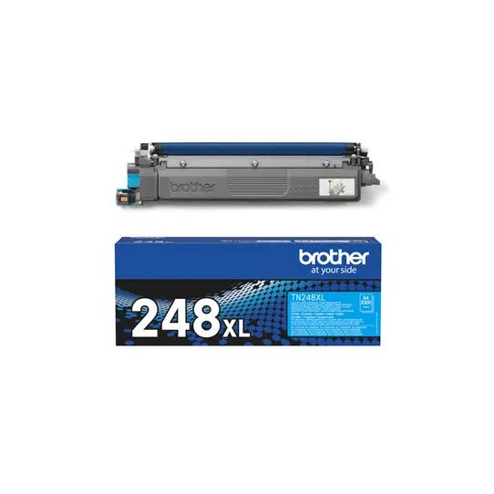 Brother tn248xl cyan cartucho de toner original - tn248xlc