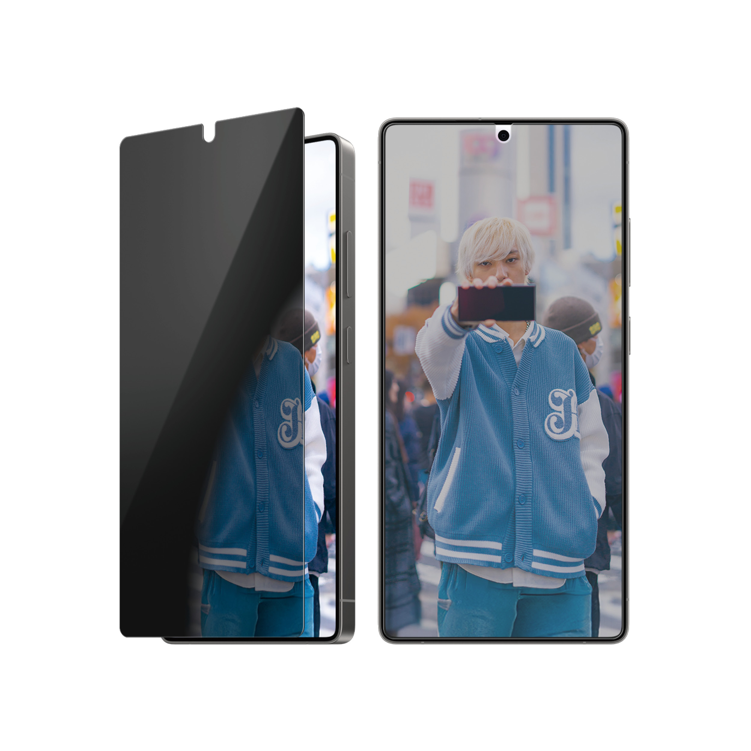 PANZERGLASS Protector de pantalla, ajuste ultra ancho para Samsung Galaxy S25 Ultra, antirreflejos, antiespía, resistente a los arañazos, protección de cobertura completa para mayor privacidad y