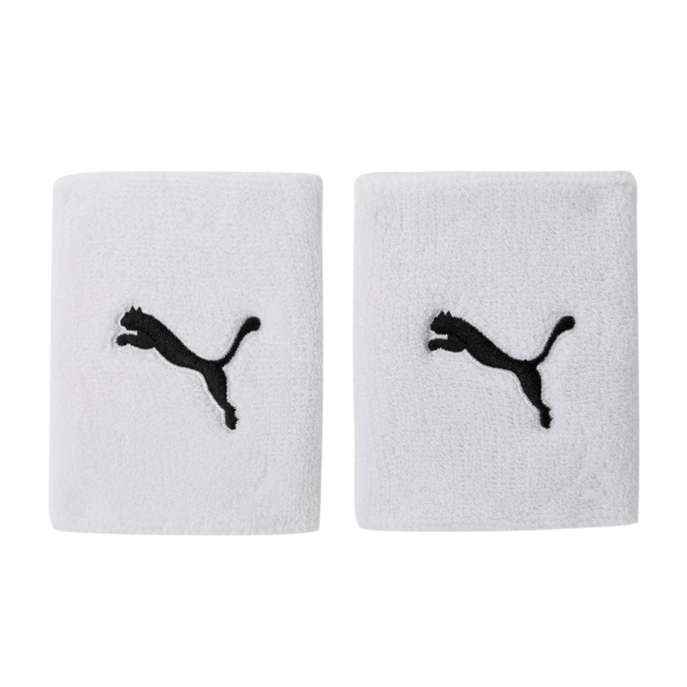 Muñequeras Puma Team Long Pack 2 Unds Blanco  051917-02