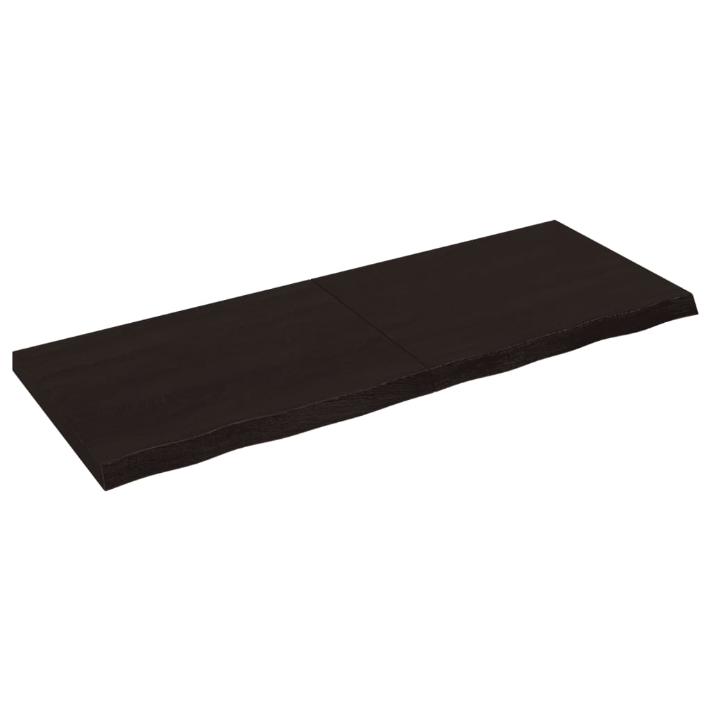 Vidaxl Estante Pared Madera Roble Tratada 160x60x(2-6) Cm Natural