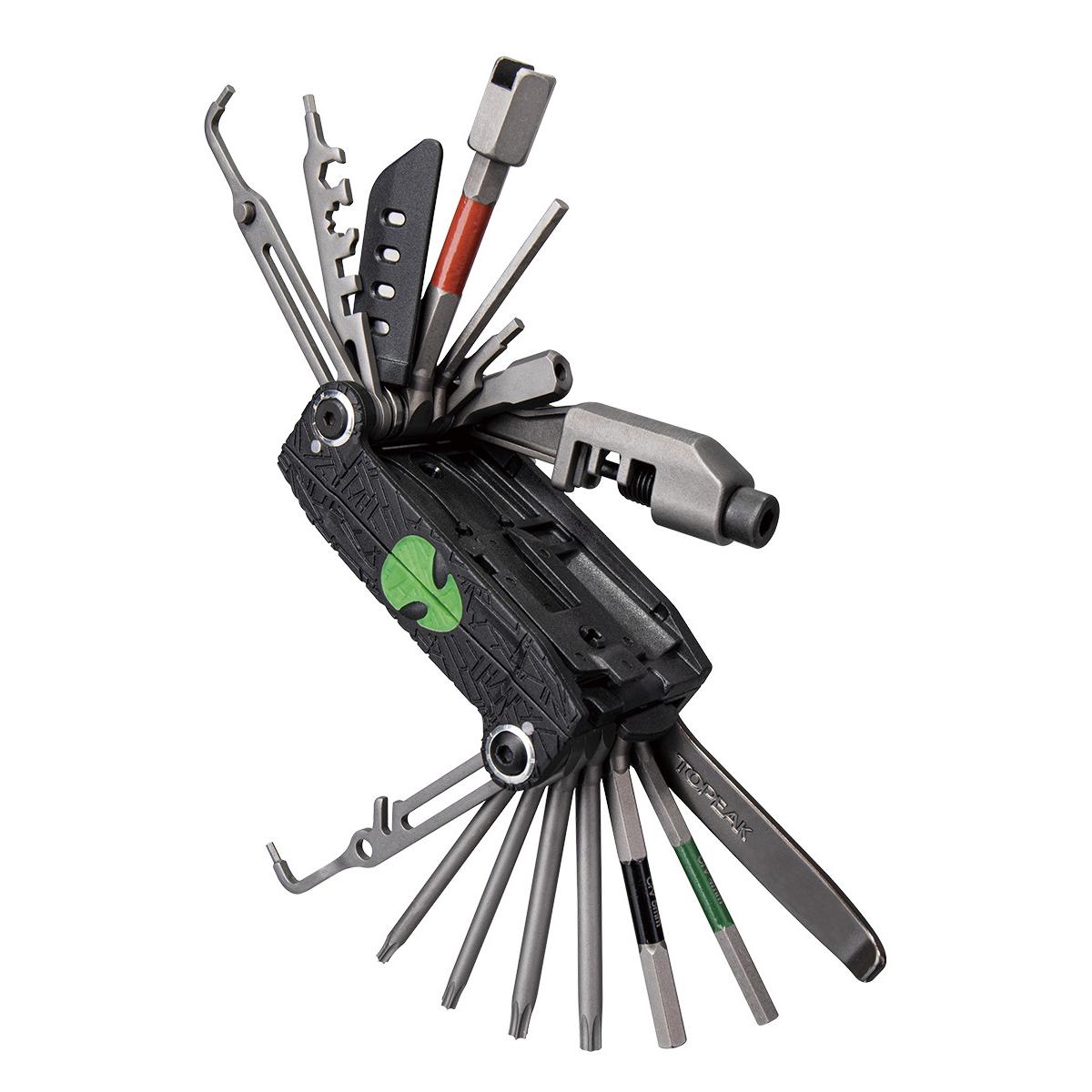Topeak Multiherramienta de 34 Funciones para Bicis MTB/Carretera (Alien X)