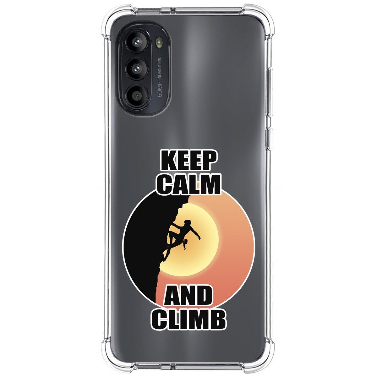 Funda Silicona Antigolpes para Motorola Moto G52 4G diseño Mujer Escalada Dibujos