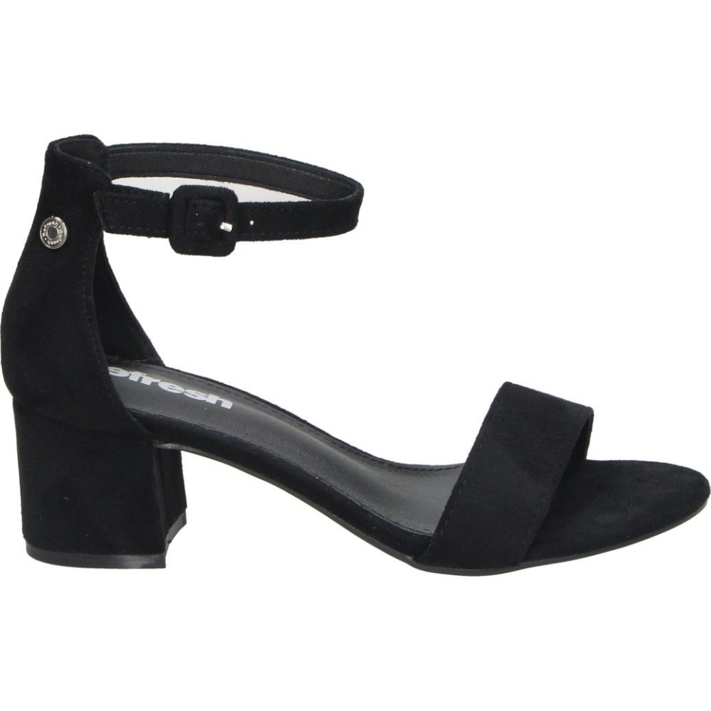 REFRESH | Sandalias de Tacón Refresh para Moda Joven – Sandalias de Vestir en Color Negro – Sandalia de Fiesta con Hebilla – Tacón Medio y Cómodo – Elegantes – Boda – Ceremonia – Evento – Modelo 170789