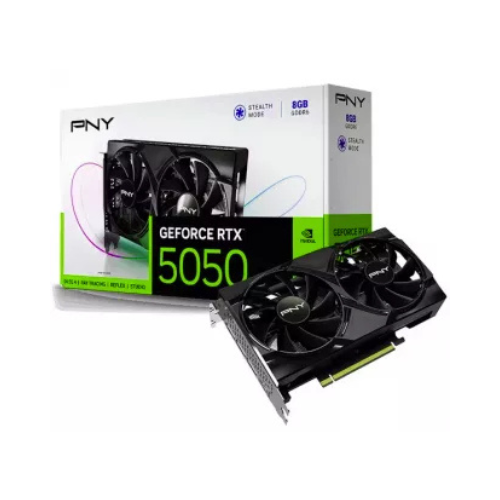 PNY VGA GeForce RTX 5050, 8 GB GDDR7, Dual Fan, DLSS 4
