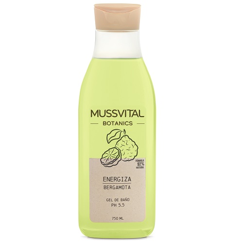 Mussvital Botanics Gel De Baño Energiza Bergamota 750 Ml