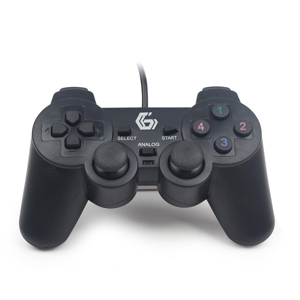Gembird JPD-UDV-01 Gamepad PC Negro Analógico/digital D-Pad USB 2.0