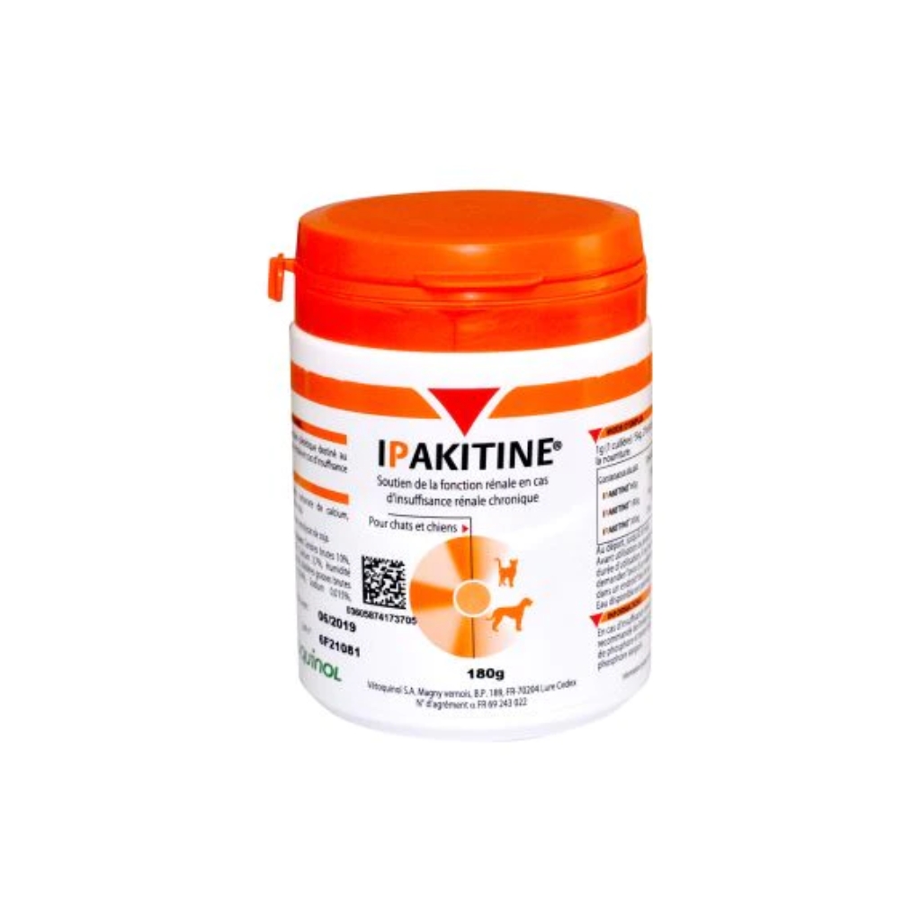 VETOQUINOL - Ipakitine - Alimento complementario que ayuda a la función renal de perros y gatos
