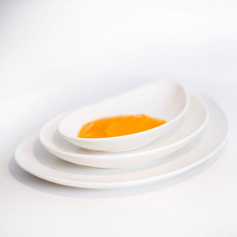 Crc Juego de Platos de Porcelana Blanca para 6 Personas | Vajilla de 6 Servicios