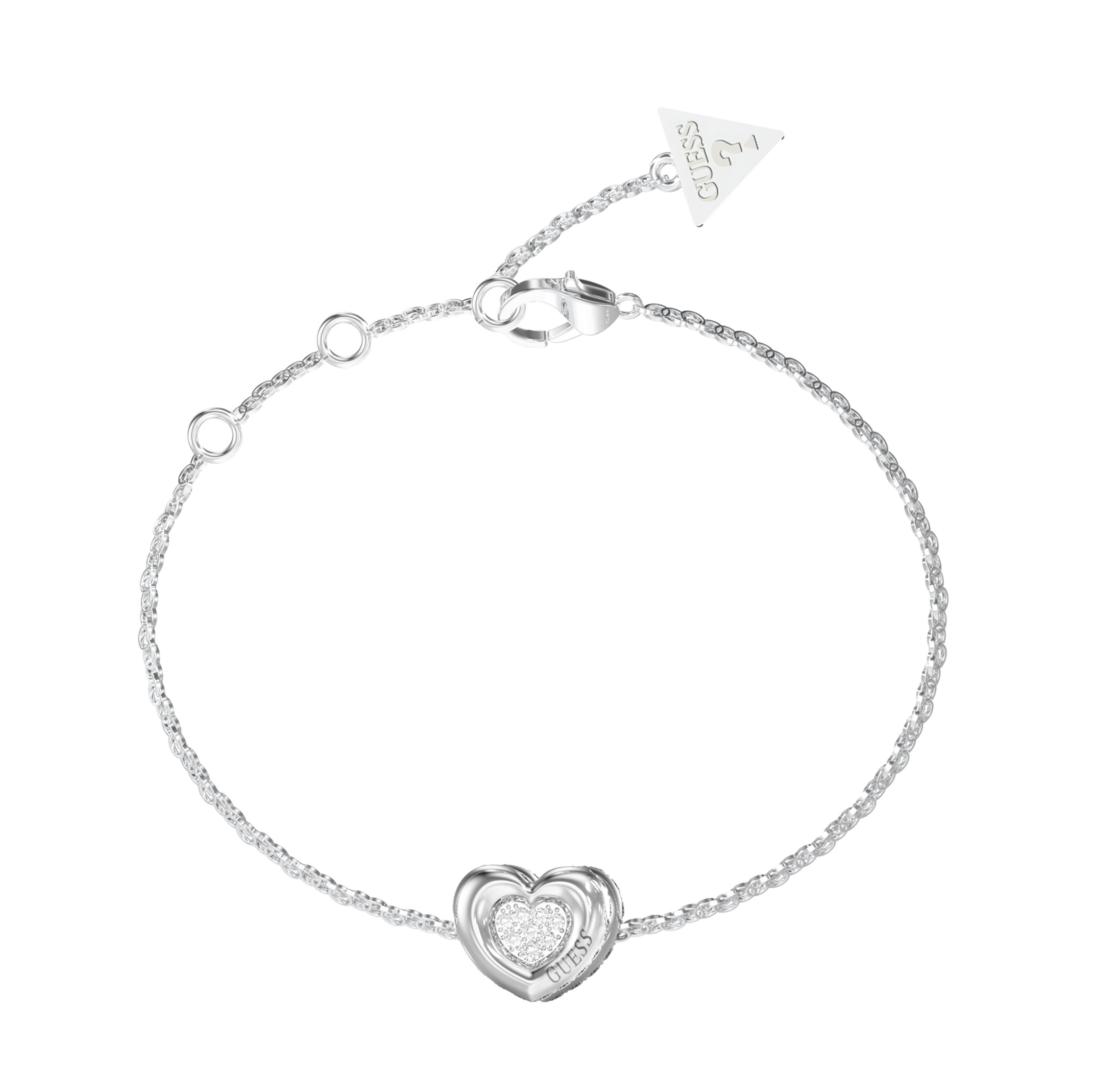Guess Pulsera de acero JUBB05461JWRHS , para Mujer