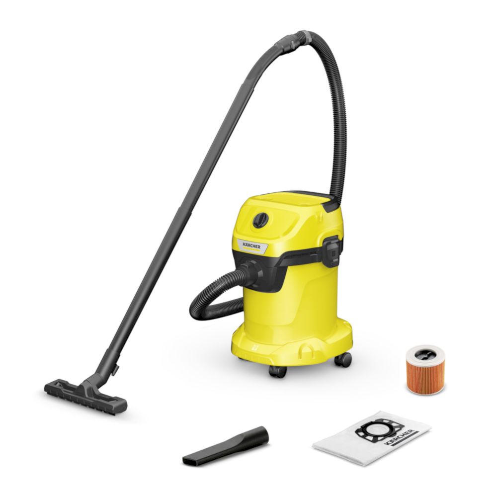 Kärcher Aspirador Sólido/líquido WD3 P-17/4/20 17L 1000W - Potente y Eficiente. 16281700 Karcher