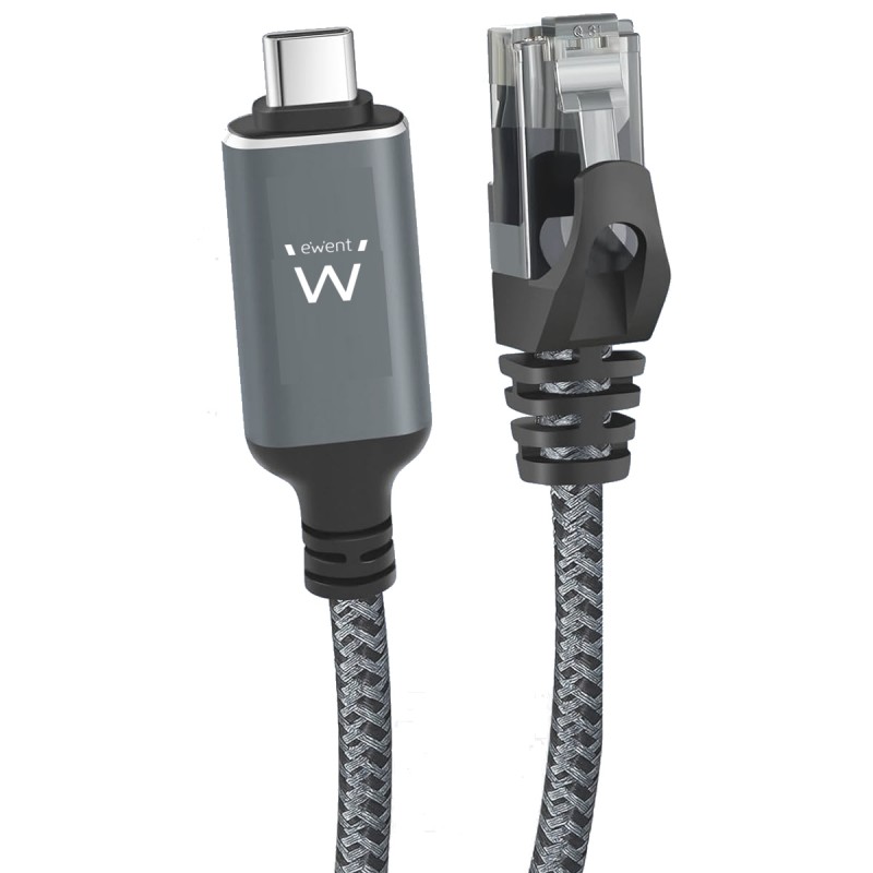 Ewent - EC2003 cable de red Negro, Gris 3 m Cat6 EC2003
