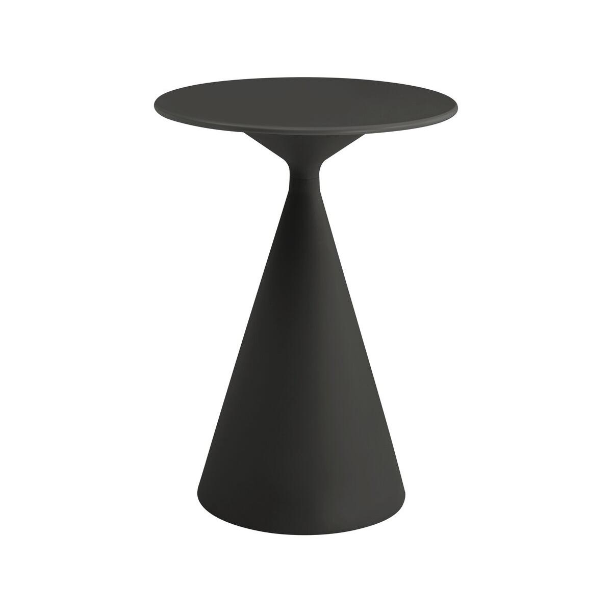 Habitat y Jardin - Mesa bistro de jardín ⌀80 cm "Néora" - Negra