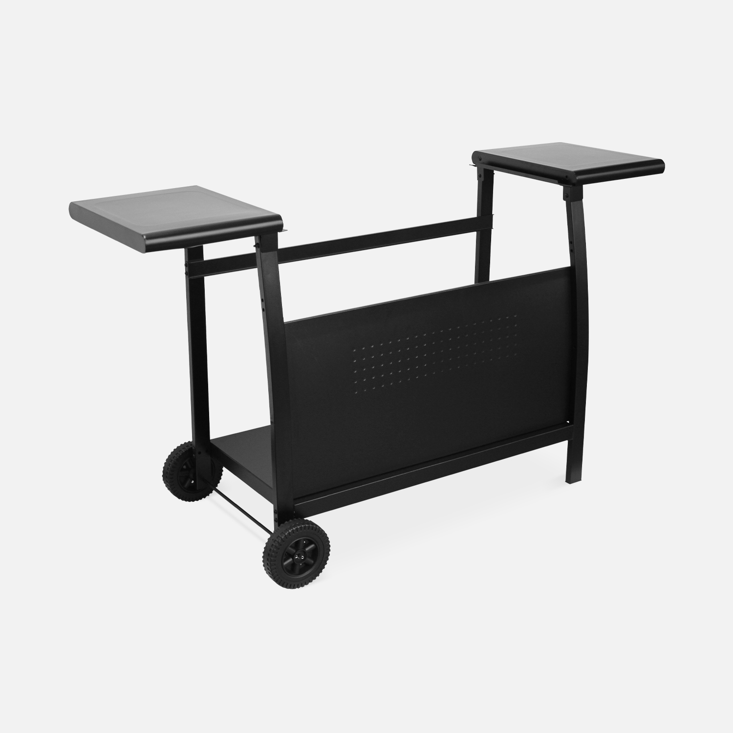 sweeek - Carrito para plancha de gas Porthos 4 quemadores , Aparador Porthos 4 , 139x55x80
