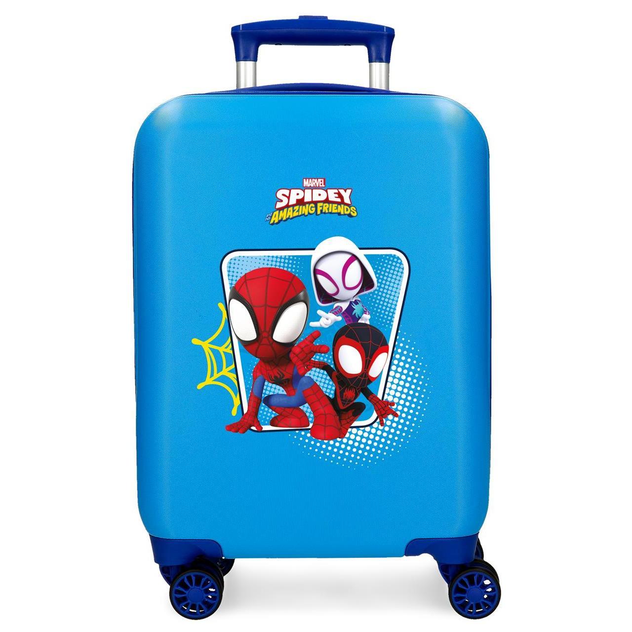 Maleta de cabina Spidey team up azulon 33x50x20 cm