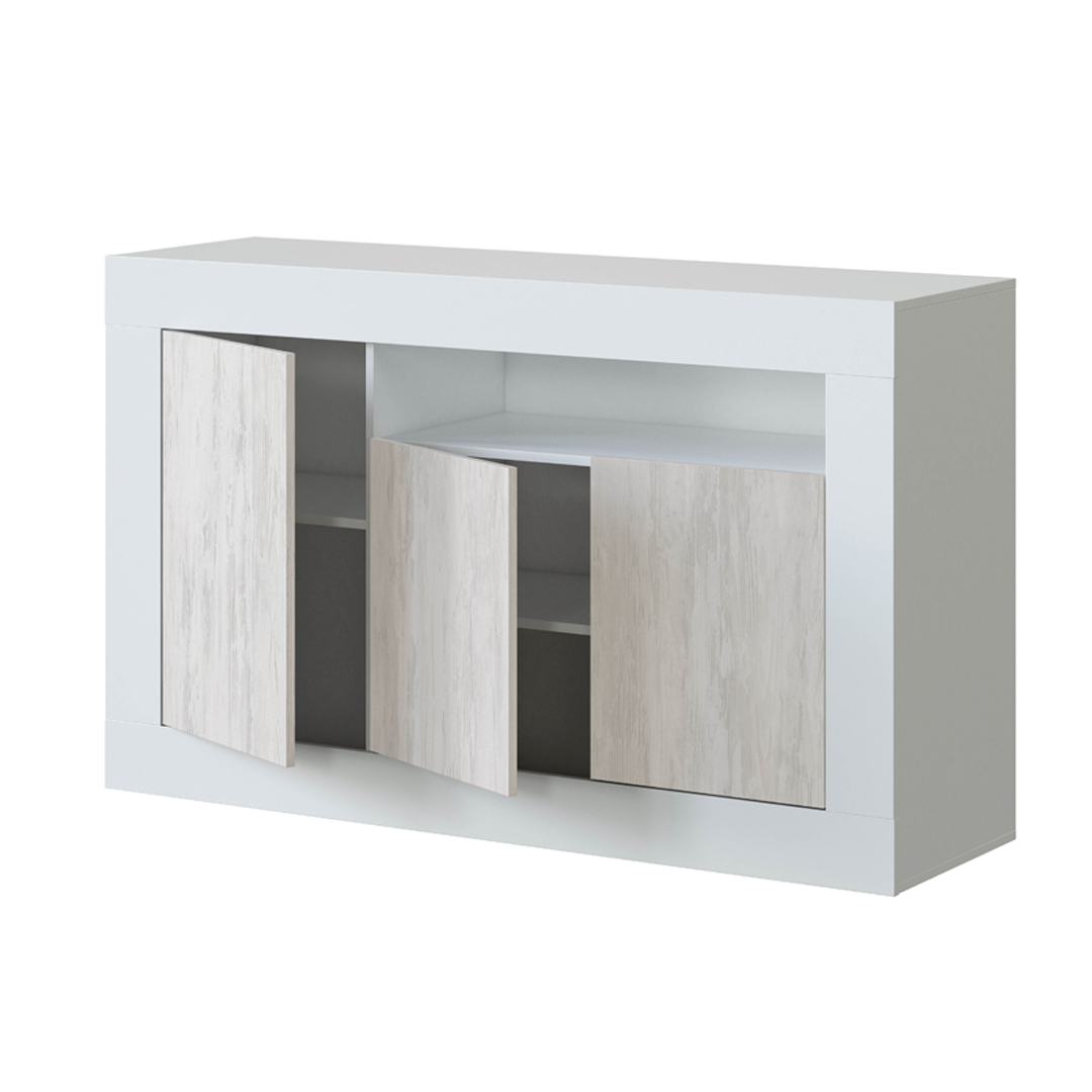 APARADOR BALTIK 3 PUERTAS 87X144X42 CM BLANCO ARTIK
