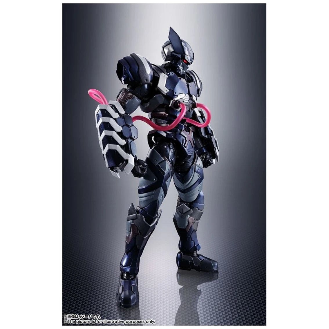 TAMASHII NATIONS - Figura articulada Sh Figuarts Marvel Tech-On Wolverine Venom Symbiote para coleccionistas adultos, alta posabilidad y acabado detallado