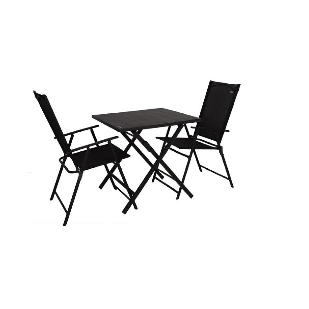 Set Jardin Mesa 75X75Xh71,5Cm y 2 Sillas 47X64Xh95Cm (Color Baby 61149)