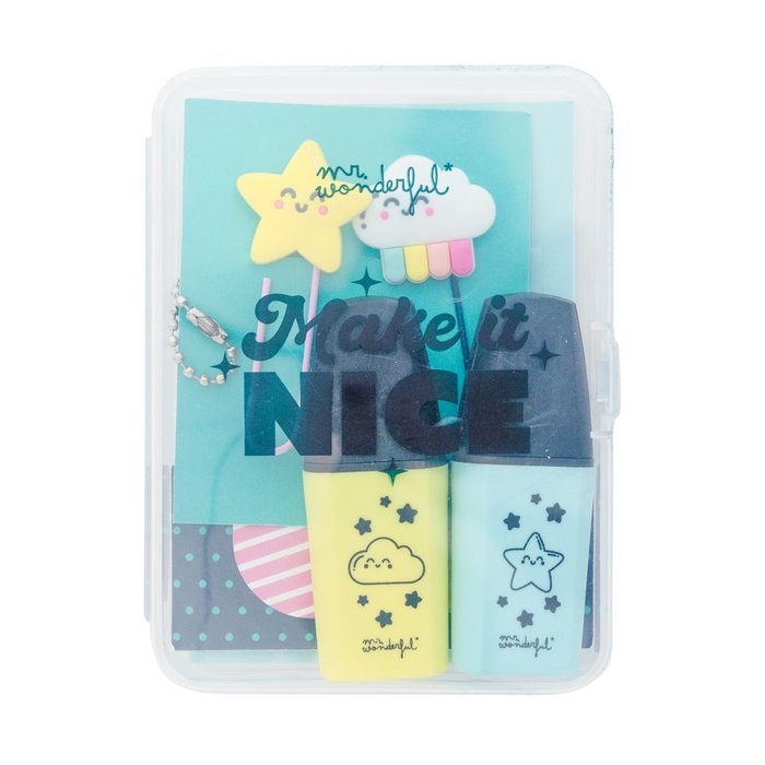 MR KIT PARA DECORAR TU AGENDA MAKE IT NICE AGENDA ANUAL 2025 8x11x2 Cms.