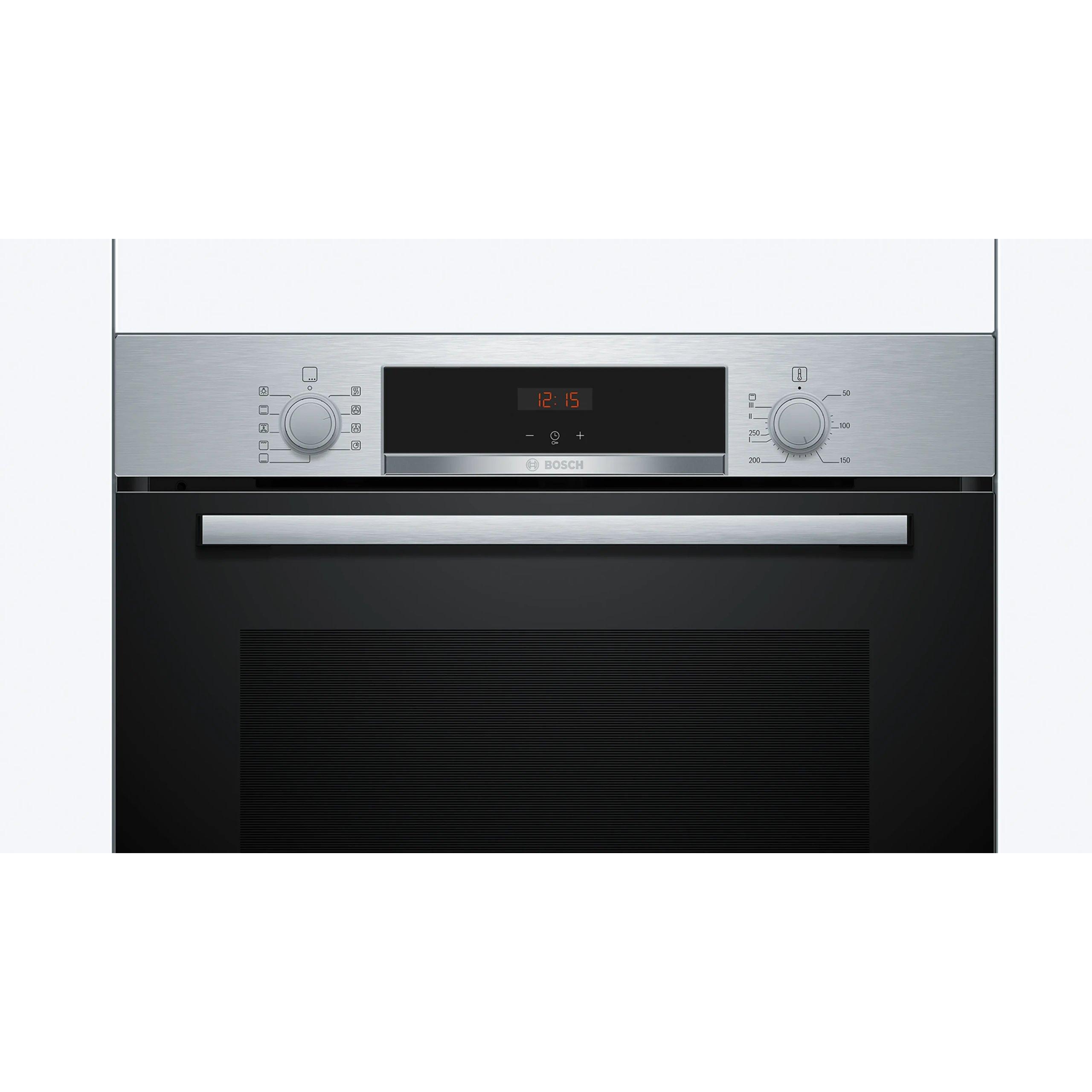 Horno Multifunción Hidrolítico / Vapor BOSCH HBA514ES3 59cm Inox 71L  | Serie 4, Clase A+, WiFi