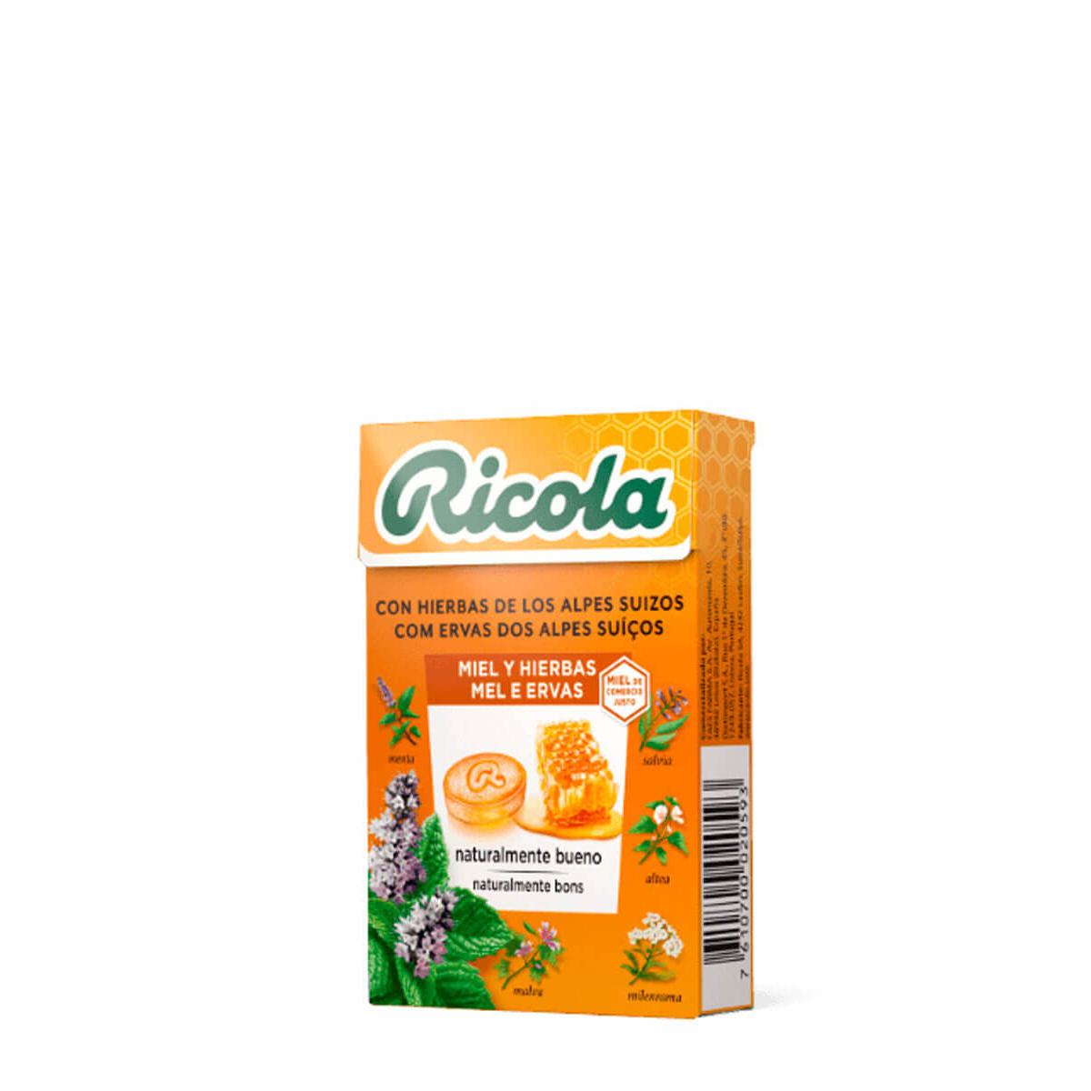 Ricola caramelo sabor miel y hierbas 50 gr