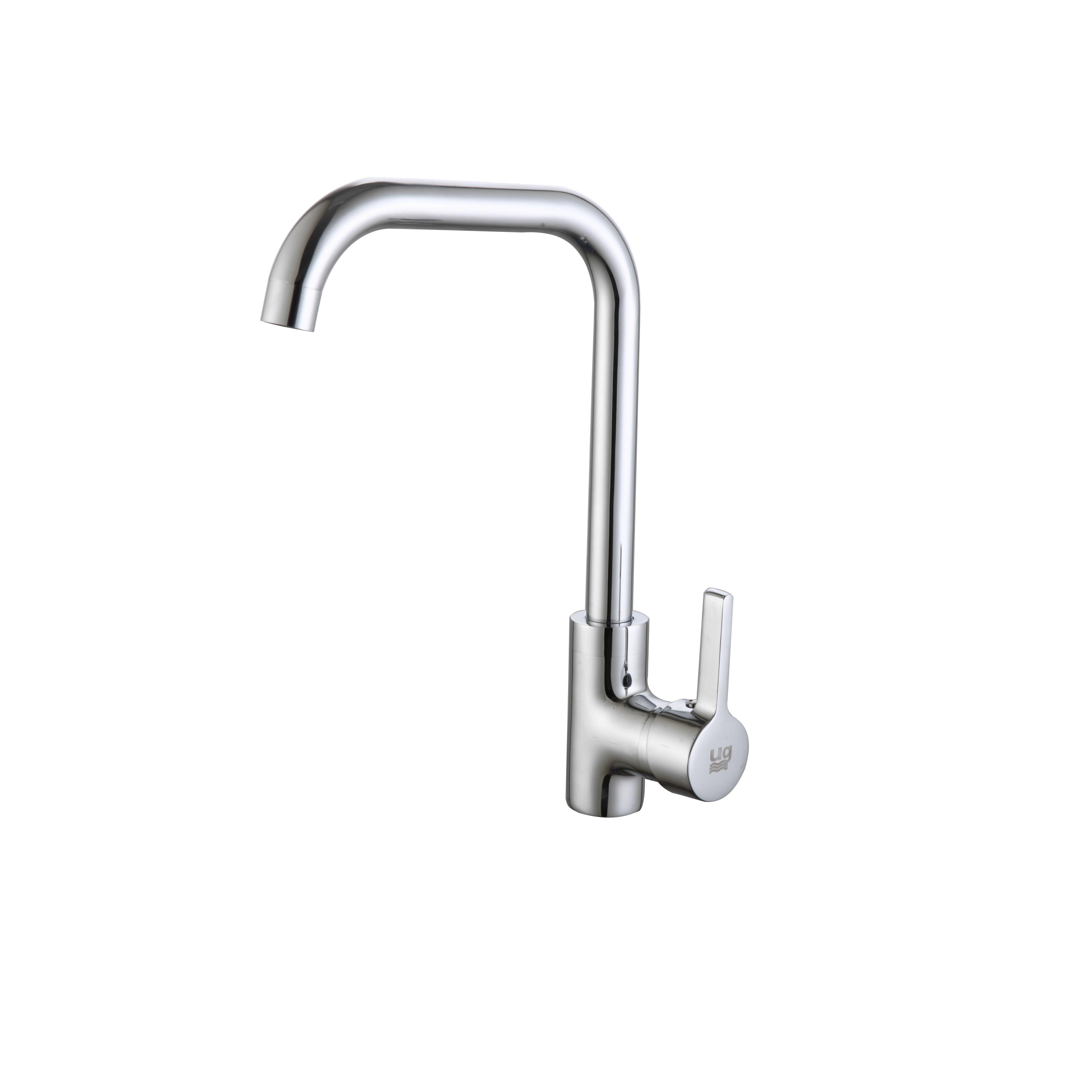 DP GRIFERÍA Grifo Monomando Cocina Miño Certificado CE Latiguillos 400mm Cartucho Discos Cerámicos