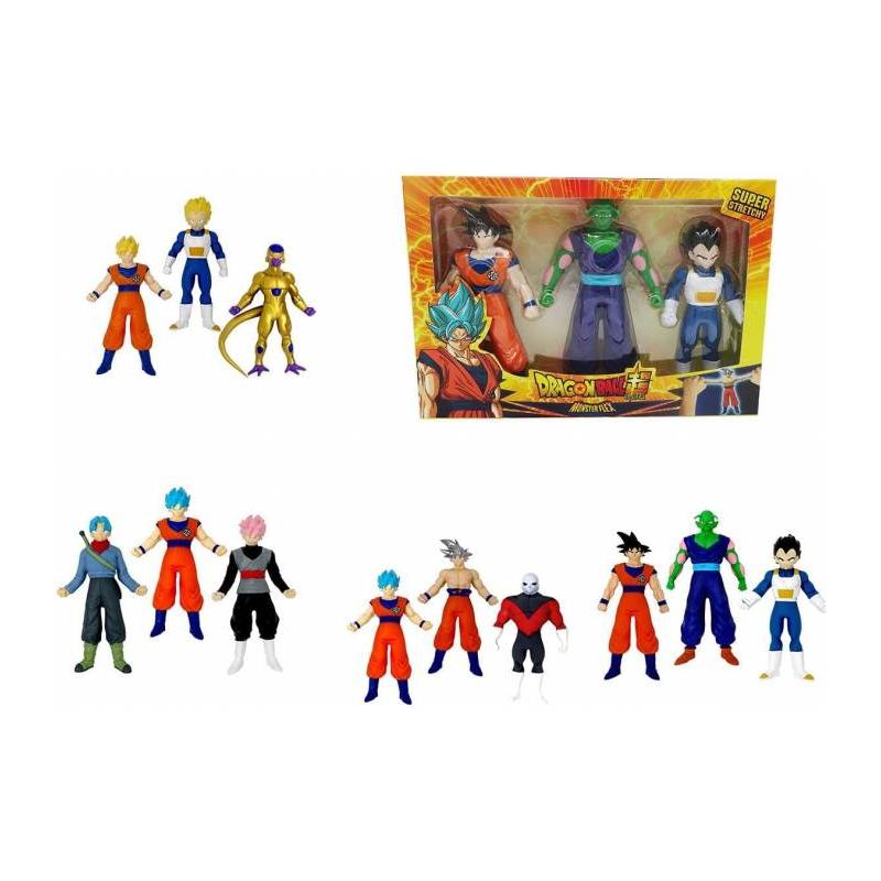 MONSTERFLEX DRAGON BALL PACK 3 FIGURAS SURTIDAS DE BIZAK