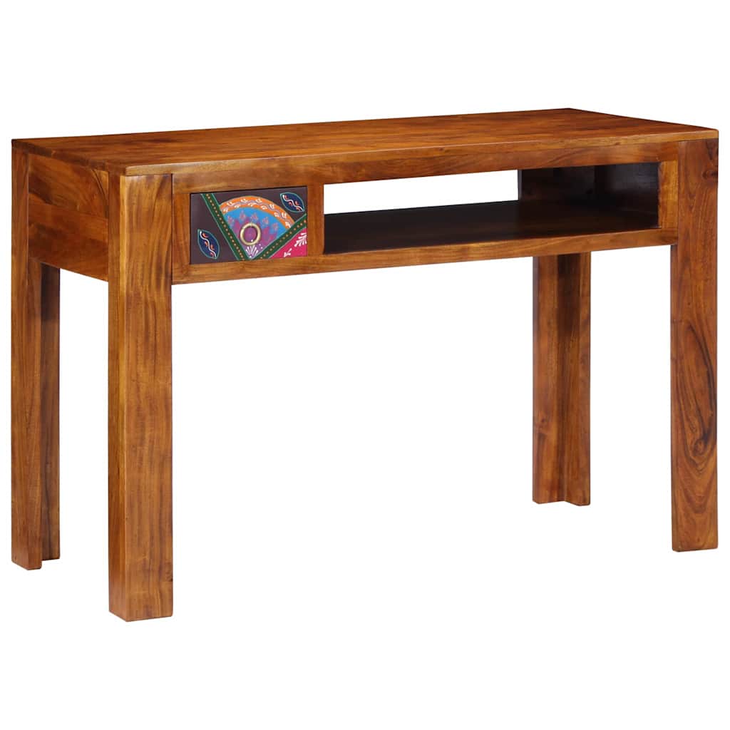 vidaXL Escritorio con cajón con almacenamiento Marrón 110 x 50 x 73 cm