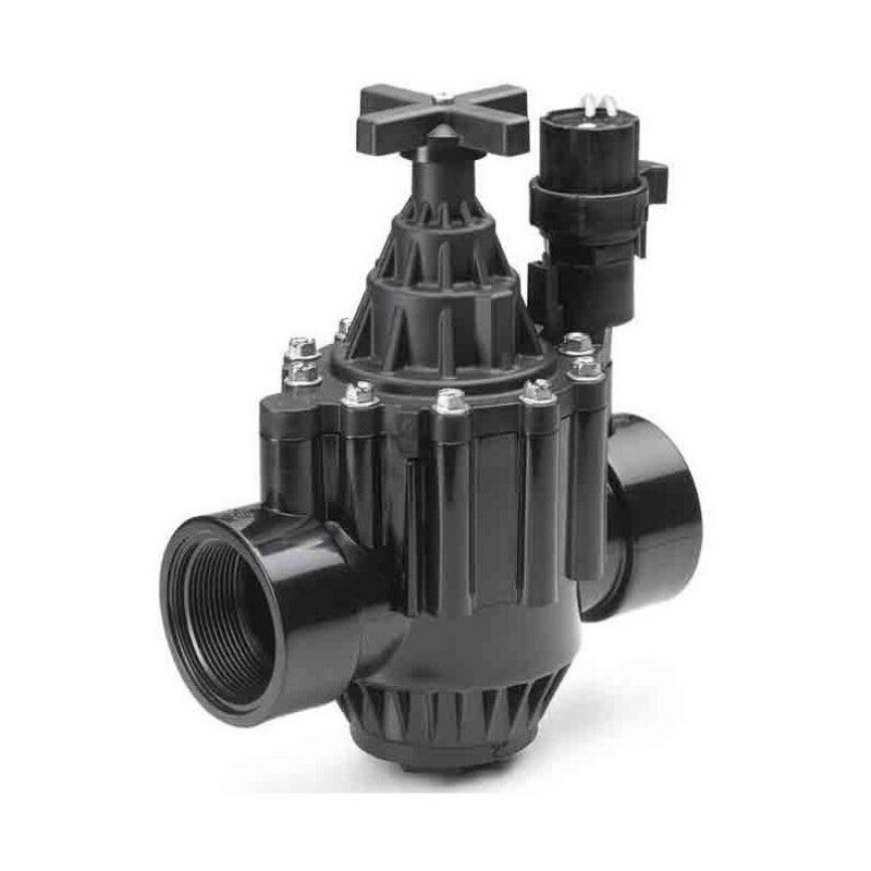 RAIN BIRD Electrovalvula de Riego 1 1/2" 150PGA Rain Bird | Electroválvula Jardin 24V con Regulador | Valvula Riego Programador Electrico