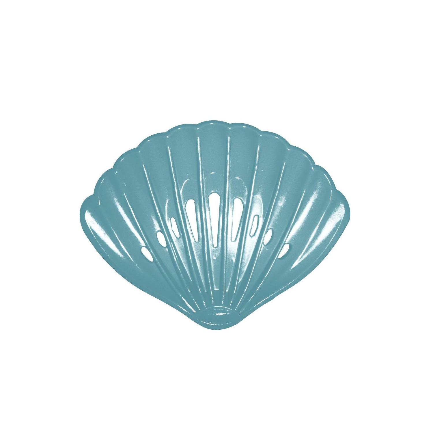 Jabonera MSV "Coquillage" con diseño en forma de concha en color gris