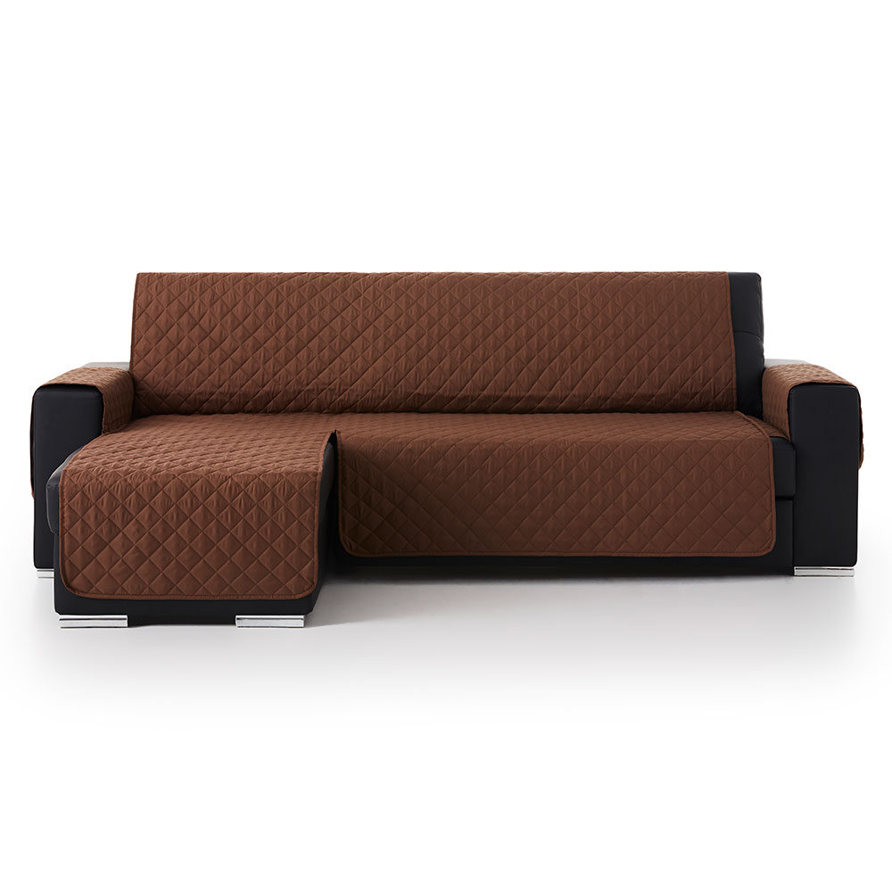 MAXIFUNDAS FUNDAS DE SOFA & CHAISE LONGUE | Modelo Couch Cover | Cubre Sofá Chaise Longue Acolchado Brazo Izquierdo 200 Cm | Amplia variedad de colores disponible