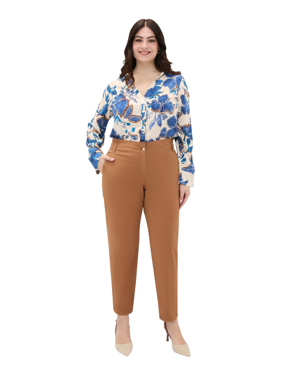 Fiorella Rubino - Pantalones Balloon de mezcla de algodón