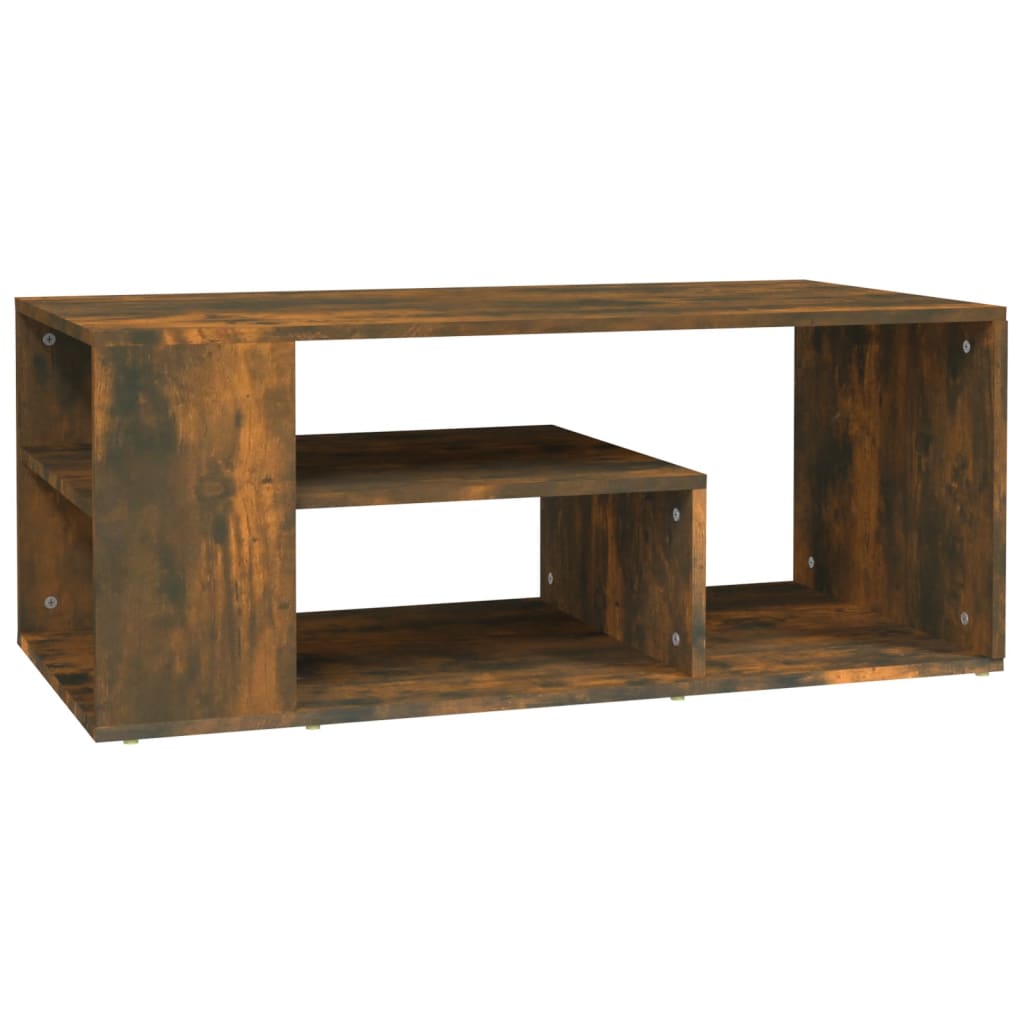 Vidaxl Mesa de Centro de Madera Contrachapada 100x50x40 Cm Blanco