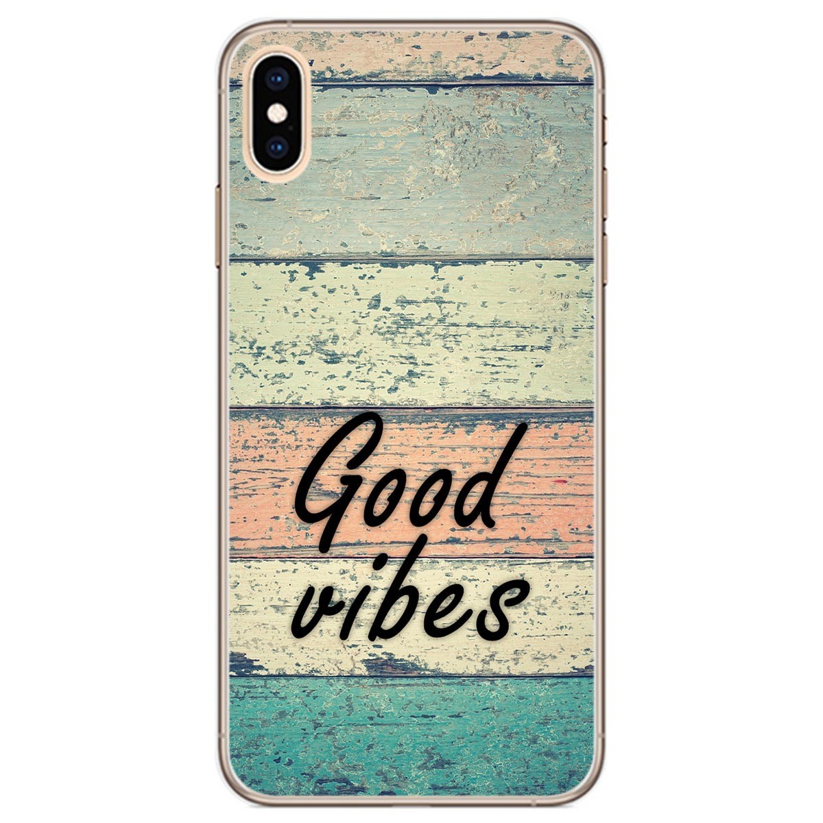 Tumundosmartphone Funda Gel Tpu para Iphone Xs Max diseño Madera 01 Dibujos